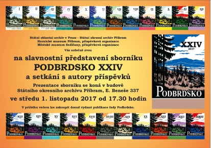 Vychází nový sborník Podbrdsko XXIV