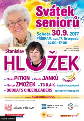 Přijďte s námi oslavit Svátek seniorů v Příbrami