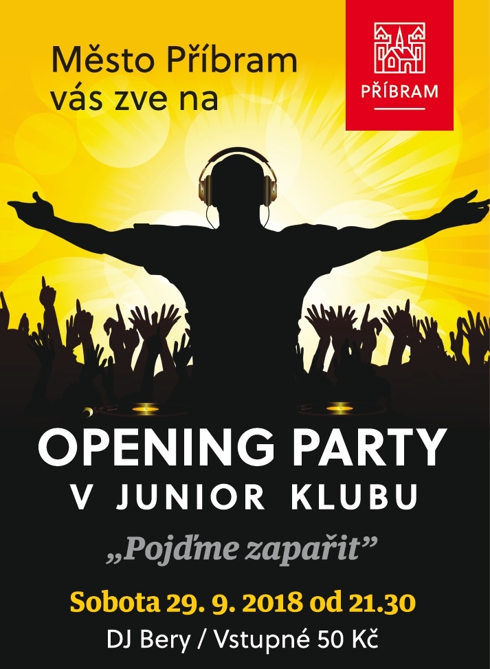 ZRUŠENO: Opening party v Junior klubu