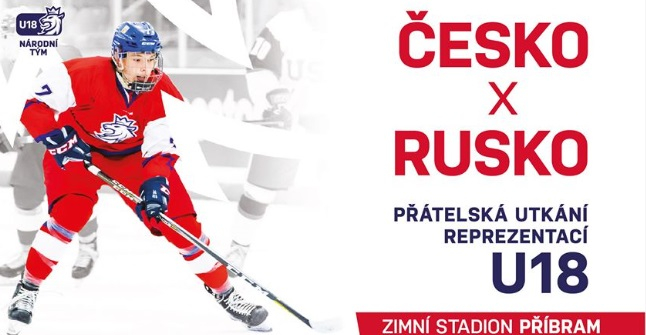 Česko - Rusko: přátelská utkání reprezentací U18 v ledním hokeji