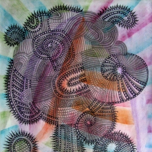 Jan Švankmajer, mediumní kresba, orez