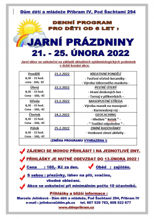 Jarni - prazdniny - 2022