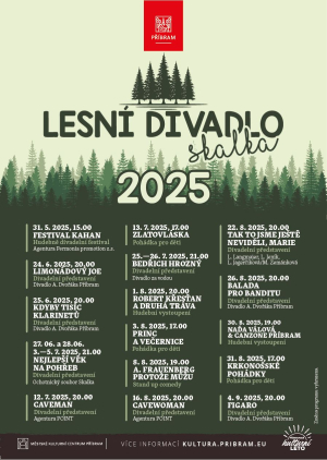 Lesní divadlo Skalka 2025