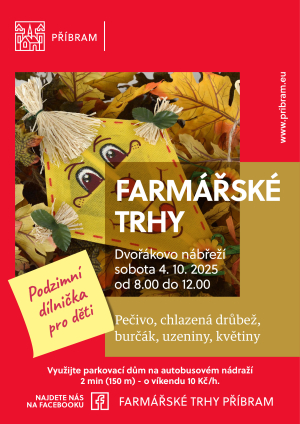 Plakát Farmářské trhy 4. 10. 2025