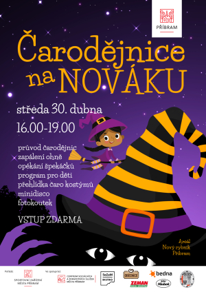 Plakát na Čarodějnice 2025