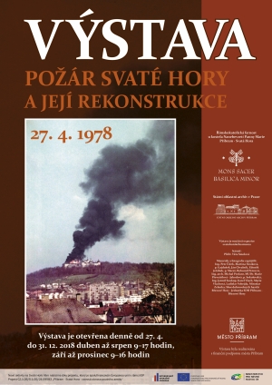 Plakát výstava požár 40  výročí